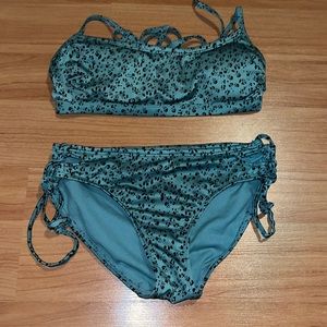 cheetah print bikini, size medium
